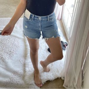 NWOT Abercrombie high rise mom shorts